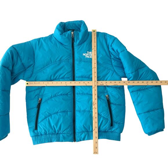 NORTH FACE | TNF 2000 PUFFER JACKET IN ACOUSTIC BLUE | size Medium - Picture 3 of 10